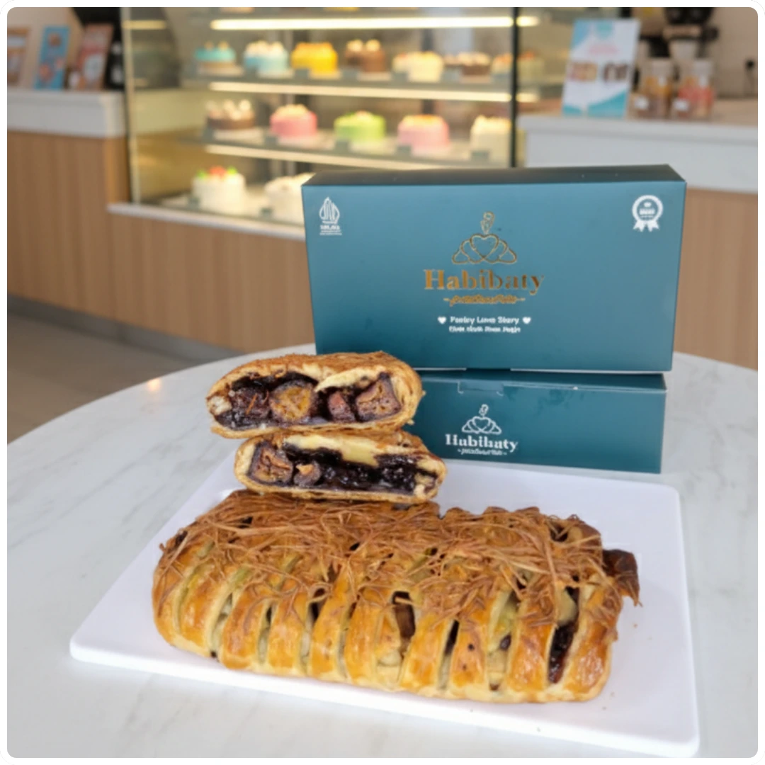 Banana Choco Cheese Struddle